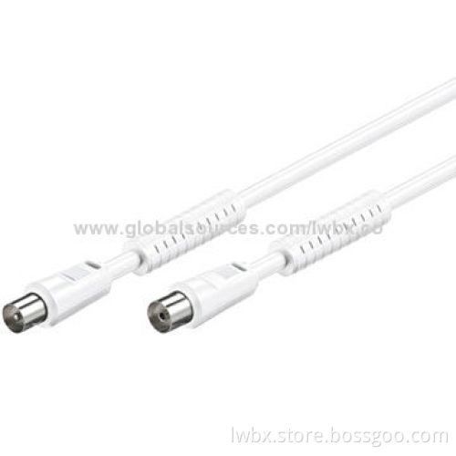 Coax plug/jack (100% shielded)